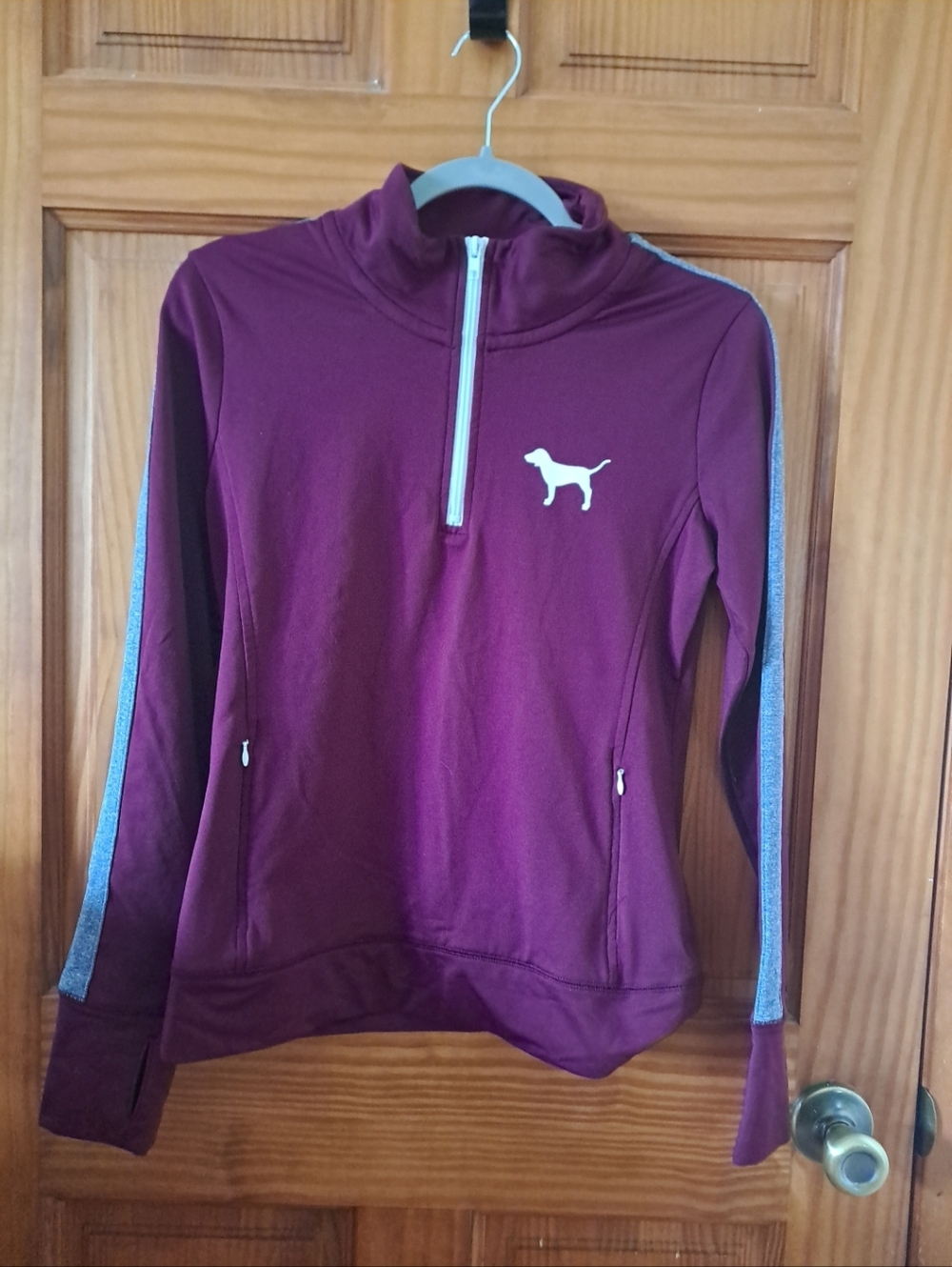 Victoria's Secret PINK Burgundy Ultimate Top